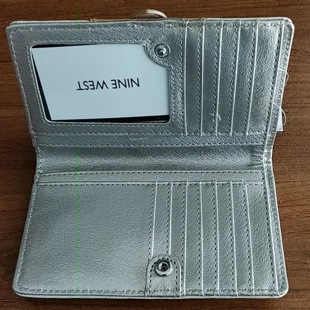 Nine West Tan Clasp Wallet NWT